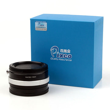 0.72x Focal Reducer Speed Booster Adapter for Nikon F mount G AF-S lens to Sony E mount APS-C - A6000 A6300 NEX-6